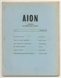 Aion: A Journal of Traditionary Science - No. 1, December 1964