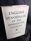 English Synodalia of the Thirteenth Century with a New Introduction By the Author