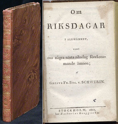 Om riksdagar i allmänhet, samt om några nästa…