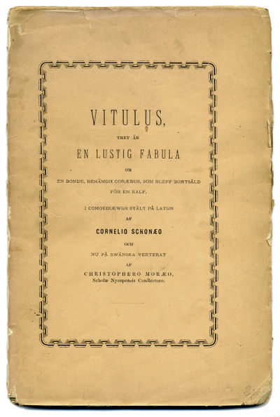 Vitulus, thet är en lustig fabula om en bonde,…