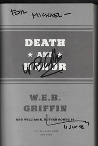 Death and Honor SIGNED FIRST EDITION