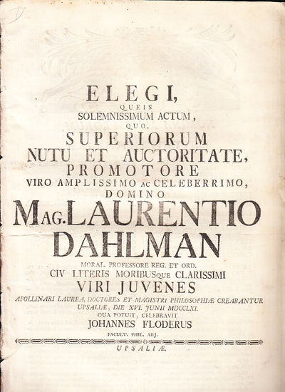 Elegi, queis solemnissimum actum, quo, ...…