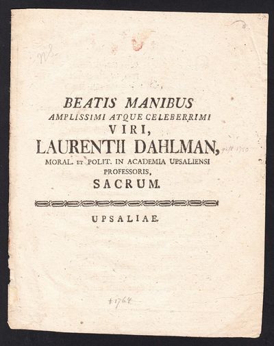 Beatis manibus amplissimi atque celeberrimi viri,…
