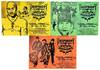 Set of three promotional postcards for first VH1 Hip Hop Honors program