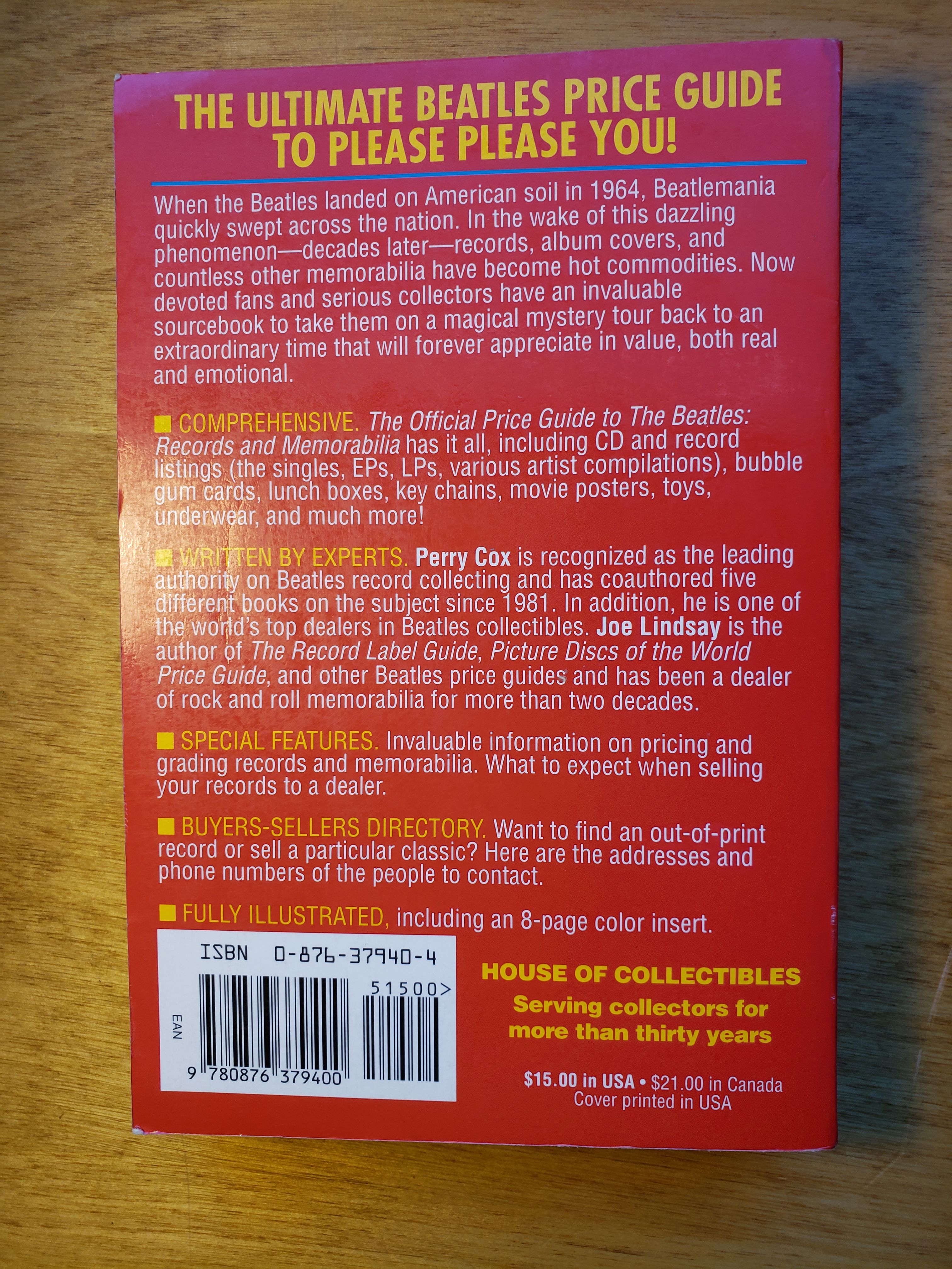 Beatles Guide Price The the Records for Memorabilia Official to 