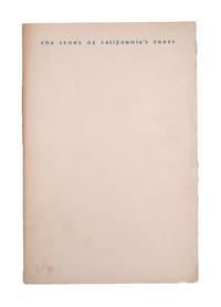 [Original prospectus for unpublished book]: THE STORY OF CALIFORNIA'S TREES in History, Religion, Legend and Myth by Henry Harcourt Waters. Privately Printed