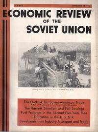 Economic Review of the Soviet Union Volume VII, Number 17-18 September 15, 1932
