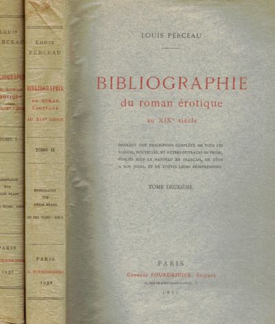 Bibliographie du roman érotique au XIXe siècle.…