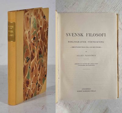 Svensk filosofi. Bibliografisk förteckning…