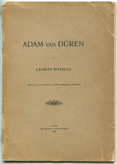 Adam van Düren. Särtryck ur Studier i Lunds…