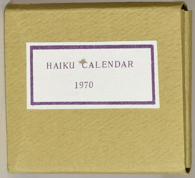 [MINIATURE] A CALENDAR OF HAIKU: A SEASONAL DIALOGUE