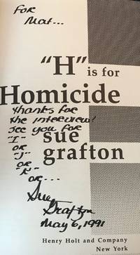 cover of H" is for Homicide