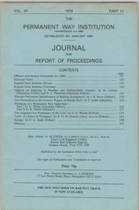 Journal and Report of Proceedings Vol.97, 1979, Part 3