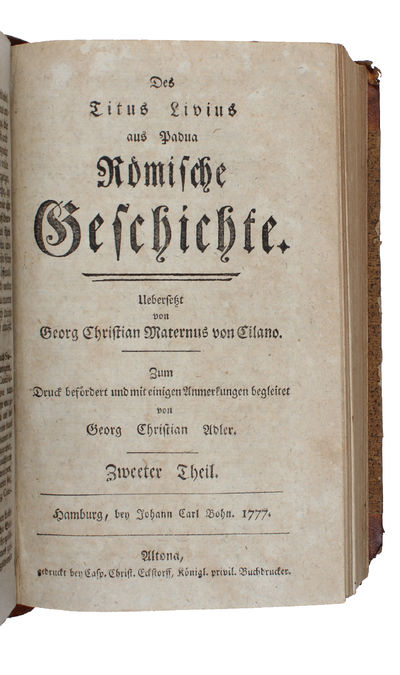 Des Titus Livius aus Padua Römische Geschichte. 8 parts. (photo 3)