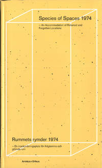 SPECIES OF SPACES 1974 - An Accomodation of…