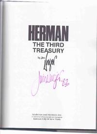 cover of Herman: The Third Treasury -by Jim Unger -a Signed Copy ( 3rd Collection of Herman Cartoons )