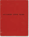 Invaders From Mars (Original screenplay for an unproduced film)