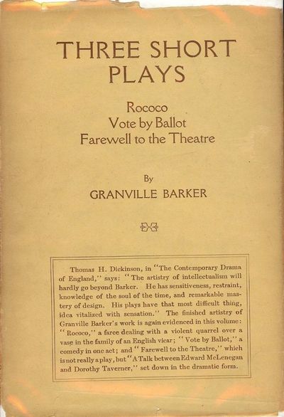 THREE SHORT PLAYS