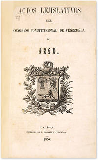Actos Legislativos del Congreso Constitucional de Venezuela..