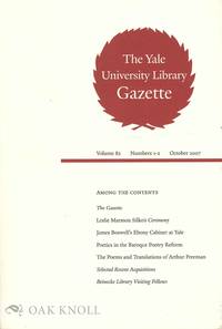 YALE UNIVERSITY LIBRARY GAZETTE.|THE