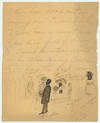 Racist, Anti Roosevelt Drawing and Note
