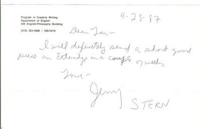Holograph Letter Signed