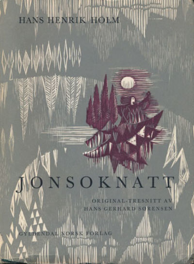 Jonsoknatt. Original-tresnitt av Hans Gerhard…