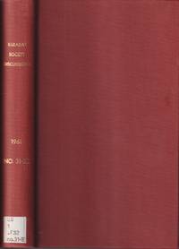 cover of Discussions of the Faraday Society: No. 31 1961: Radiation Effects in Inorganic Solids; No.32 1961 the Structure and Properties of Ionic Melts.