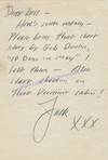 Jack Kerouac Handwrites A Letter To His Girlfriend Lois Sorrells, Asking For A Short Story And Reminding Her Start Checking On That Vermont Cabin!