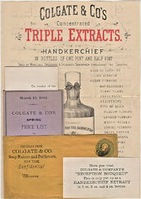 1882 - An advertising packet for Colgate Perfumes and Soaps