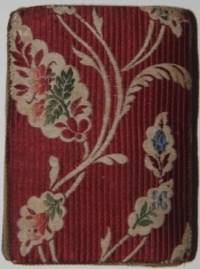 [Faux Book] Needlecase with Silk Fabric Boards, circa 1840s