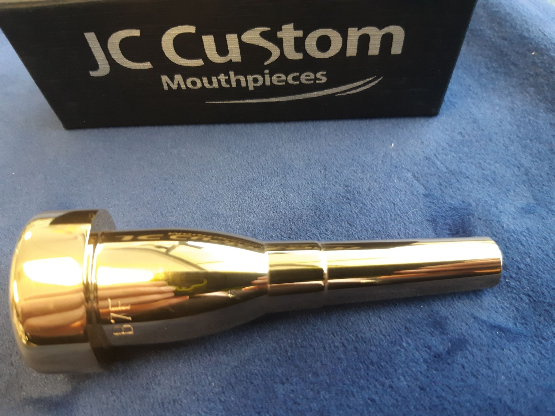 JC Custom Trumpet Mouthpiece STC1 B7F (7C) Gold -