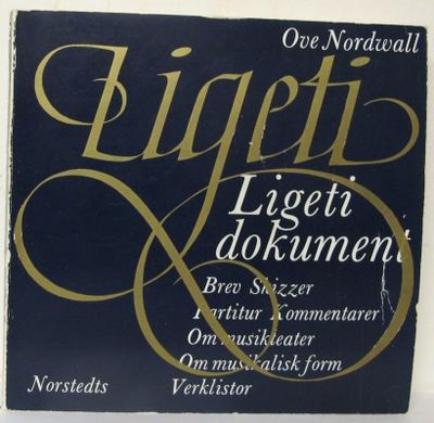 Ligeti-dokument. Brev. Skizzer. Partitur.…