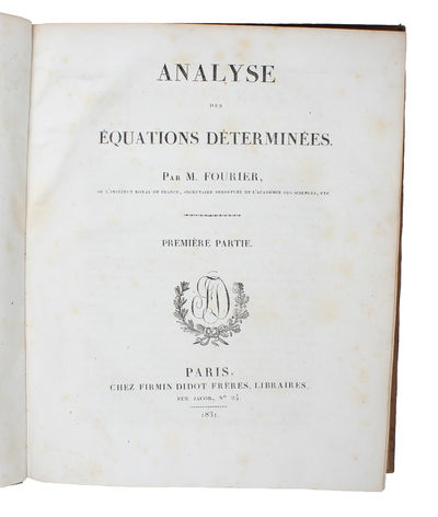Analyse des Équations Déterminées. Premiere…