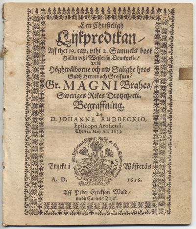 Een christeligh lijkpredikan/ aff thet 19 cap.…