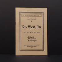 Key West Historic Tracts No. 1 by The New York Sun Man - 1912