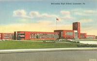 McCaskey High School, Lancaster, Pa, unused linen Postcard