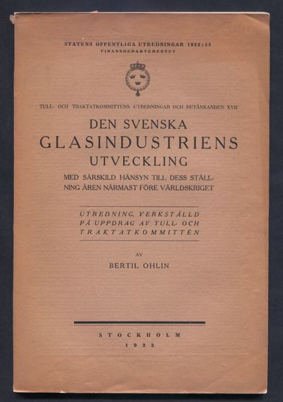 Den svenska glasindustriens utveckling. Med…