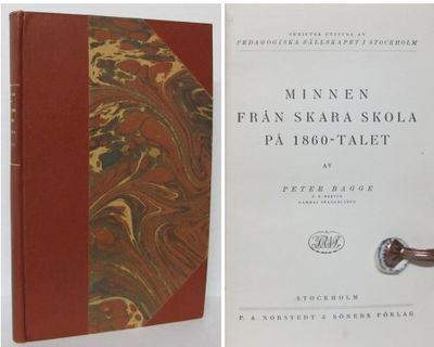 Minnen från Skara skola på 1860-talet I-II.