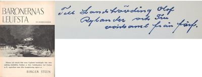 Baronernas Leufsta. En hembygdsbok. Om brukslivet…
