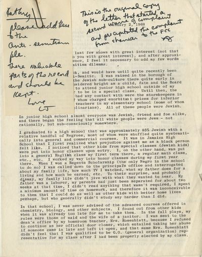 Large Archive of Letters Sent to WBAI...; (photo 1)