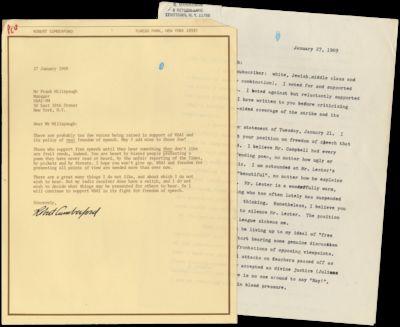 Large Archive of Letters Sent to WBAI...; (photo 10)