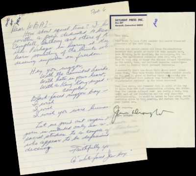 Large Archive of Letters Sent to WBAI...; (photo 15)