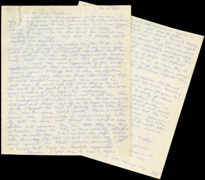 Large Archive of Letters Sent to WBAI...; (photo 2)