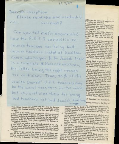 Large Archive of Letters Sent to WBAI...; (photo 9)