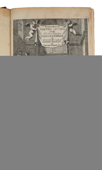 Noctes Atticæ; Cum Selectis Novisque Commentariis, etAccuratà Recensione Antonii Thysii, J.C. & Jacobi Oiselii, J.C. Lugd. Batavorum (Leiden), Petri Leffen, 1666. (photo 3)