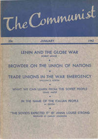 The Communist, January 1942, Vol. XXI, No. 1