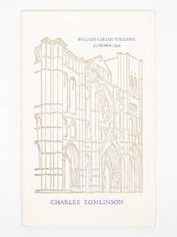 William Carlos Williams; An Address in Honor of his Induction into The Poets' Corner of the...