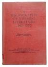 A BIBLIOGRAPHY Of NURSING LITERATURE, 1961 - 1970