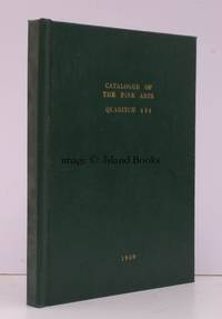 A Catalogue of Important and Rare Books of the Fine Arts. Catalogue 434.  FINE COPY IN BUCKRAM